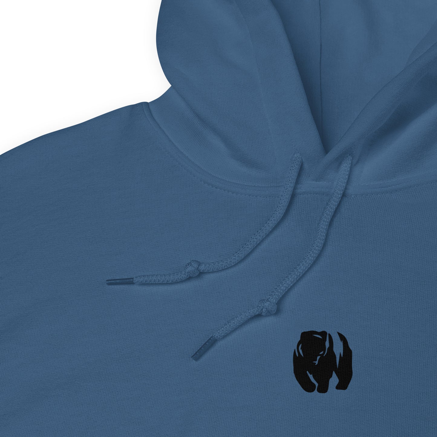 Dark blue coloured hooded sweatshirt